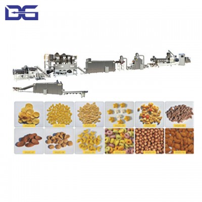 Jinan DG corn flakes making machine corn flakes manufacturing machine breakfast cereals snack machines