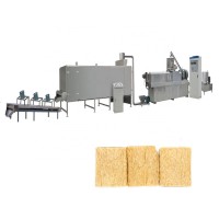 Twin-screw Textured Soya Protein vegetarian meat mock meat machinery extruded whole line