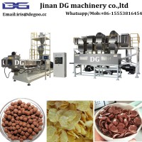 Corn flakes Breakfast cereals extruder degoo machinery Jinan extruder