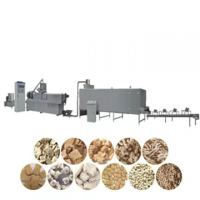 Textured Soya Meat Protein chunk Food Production making Machine Processing Line